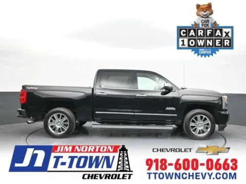 Black 2017 Chevrolet Silverado 1500 High Country for sale in Tulsa, OK