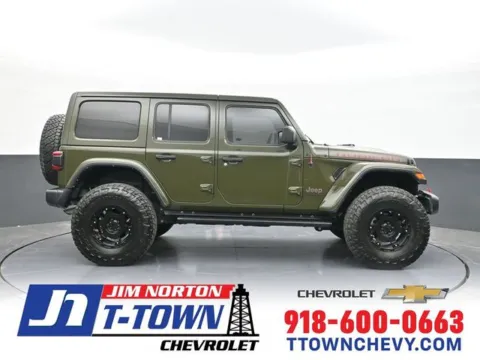 Green 2022 Jeep Wrangler Unlimited Rubicon for sale in Tulsa, OK