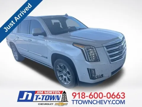 White 2018 Cadillac Escalade ESV Platinum Edition for sale in Tulsa, OK
