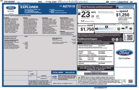 Silver 2020 Ford Explorer Limited for sale in Tulsa, OK