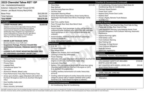 Another view of 2023 Chevrolet Tahoe RST for sale in Tulsa, OK at Jim Norton T-Town Chevrolet