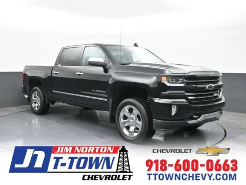 Black 2018 Chevrolet Silverado 1500 LTZ for sale in Tulsa, OK
