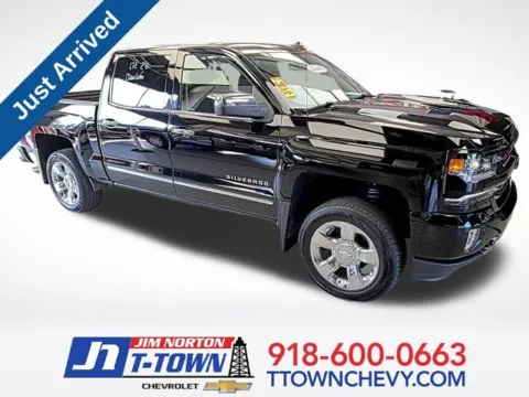 Black 2018 Chevrolet Silverado 1500 LTZ for sale in Tulsa, OK
