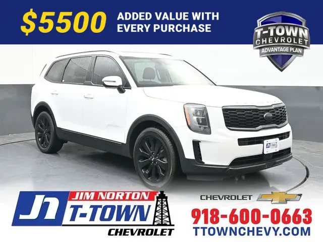White 2021 Kia Telluride EX for sale in Tulsa, OK