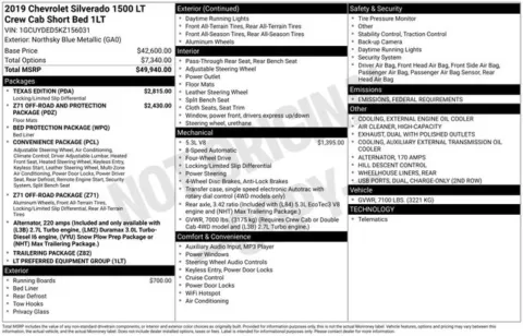 Another view of 2019 Chevrolet Silverado 1500 LT for sale in Tulsa, OK at Jim Norton T-Town Chevrolet