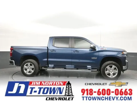 Blue 2019 Chevrolet Silverado 1500 LT for sale in Tulsa, OK
