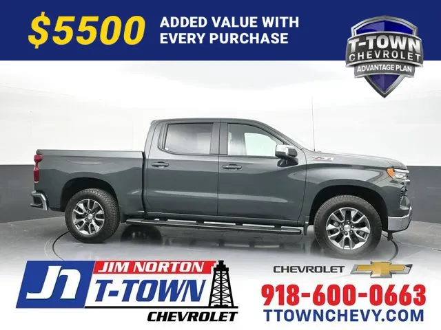 Gray 2026 Chevrolet Silverado 1500 LT for sale in Tulsa, OK