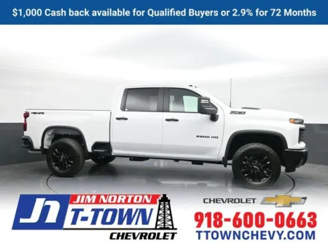 White 2026 Chevrolet Silverado 2500HD Custom for sale in Tulsa, OK