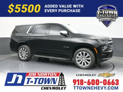 Black 2026 Chevrolet Tahoe Premier for sale in Tulsa, OK