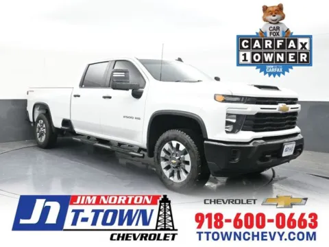 White 2024 Chevrolet Silverado 2500HD Custom for sale in Tulsa, OK