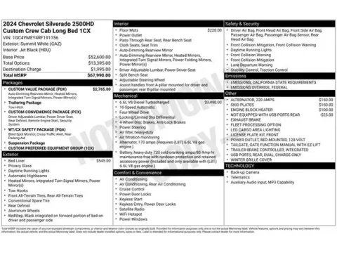 Another view of 2024 Chevrolet Silverado 2500HD Custom for sale in Tulsa, OK at Jim Norton T-Town Chevrolet