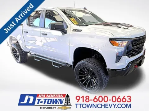 White 2023 Chevrolet Silverado 1500 Custom Trail Boss for sale in Tulsa, OK