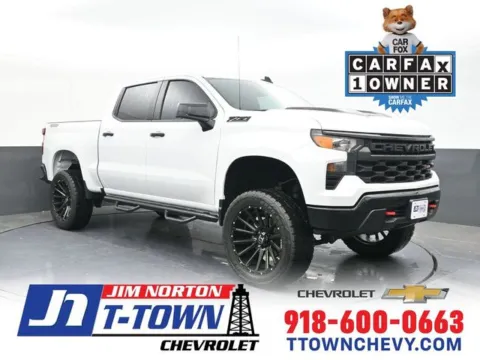 White 2023 Chevrolet Silverado 1500 Custom Trail Boss for sale in Tulsa, OK