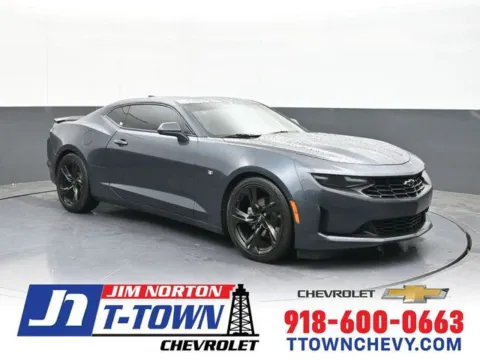Gray 2021 Chevrolet Camaro 1LT for sale in Tulsa, OK