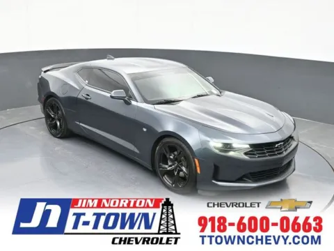 Gray 2021 Chevrolet Camaro 1LT for sale in Tulsa, OK