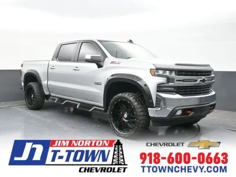 Silver 2020 Chevrolet Silverado 1500 LT for sale in Tulsa, OK