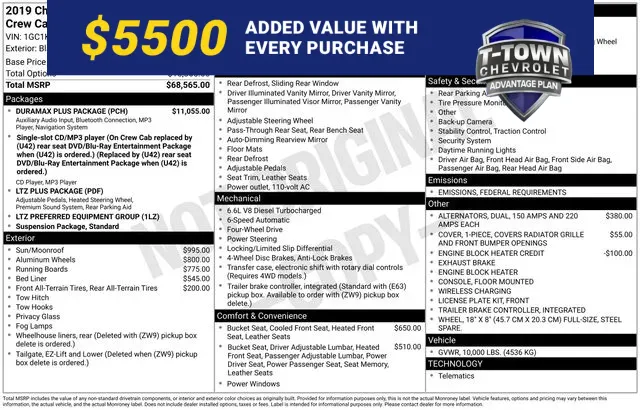 2019 Chevrolet Silverado 2500HD LTZ for sale in Tulsa, OK