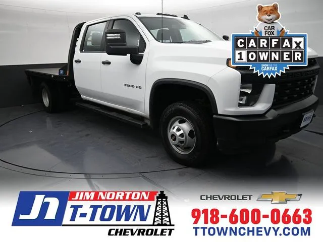 White 2023 Chevrolet Silverado 3500HD Work Truck for sale in Tulsa, OK