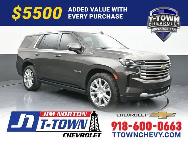 Gray 2021 Chevrolet Tahoe High Country for sale in Tulsa, OK