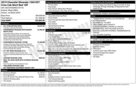 Photos of 2019 Chevrolet Silverado 1500 RST for sale in Tulsa, OK at Jim Norton T-Town Chevrolet