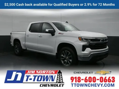 White 2026 Chevrolet Silverado 1500 LT for sale in Tulsa, OK