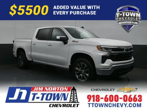 White 2026 Chevrolet Silverado 1500 LT for sale in Tulsa, OK