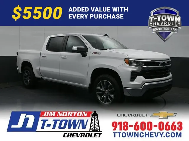 White 2026 Chevrolet Silverado 1500 LT for sale in Tulsa, OK