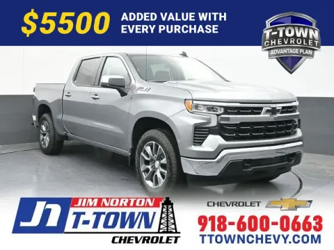 Gray 2026 Chevrolet Silverado 1500 LT for sale in Tulsa, OK