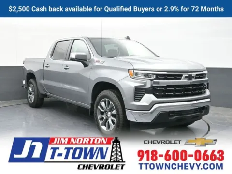Gray 2026 Chevrolet Silverado 1500 LT for sale in Tulsa, OK