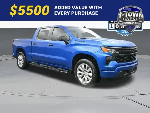 Blue 2023 Chevrolet Silverado 1500 Custom for sale in Tulsa, OK