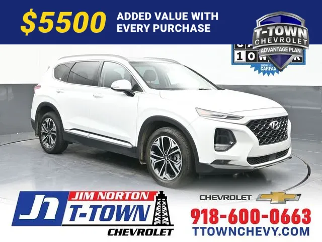 White 2020 Hyundai Santa Fe SEL for sale in Tulsa, OK