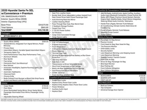 Another view of 2020 Hyundai Santa Fe SEL for sale in Tulsa, OK at Jim Norton T-Town Chevrolet