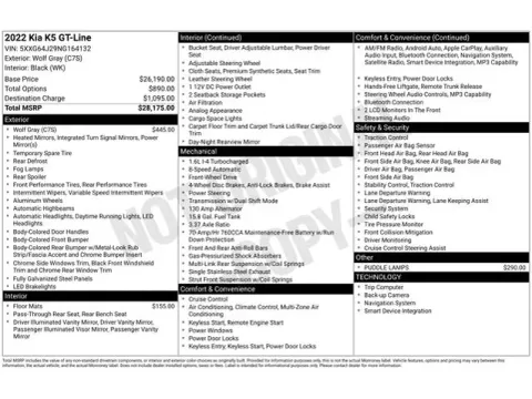 Another view of 2022 Kia K5 GT-Line for sale in Tulsa, OK at Jim Norton T-Town Chevrolet