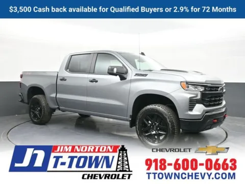 Gray 2026 Chevrolet Silverado 1500 LT Trail Boss for sale in Tulsa, OK