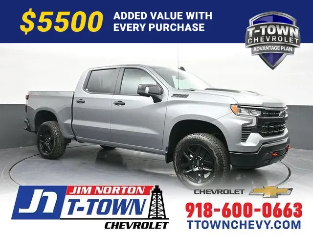 Gray 2026 Chevrolet Silverado 1500 LT Trail Boss for sale in Tulsa, OK