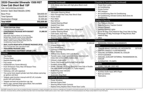 Another view of 2020 Chevrolet Silverado 1500 RST for sale in Tulsa, OK at Jim Norton T-Town Chevrolet