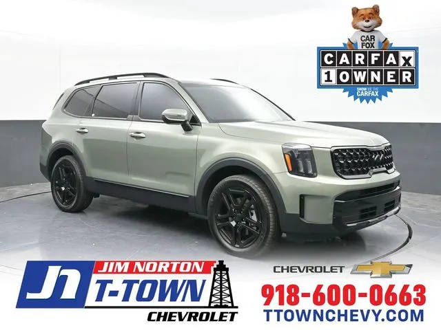 Green 2025 Kia Telluride EX X-Line for sale in Tulsa, OK