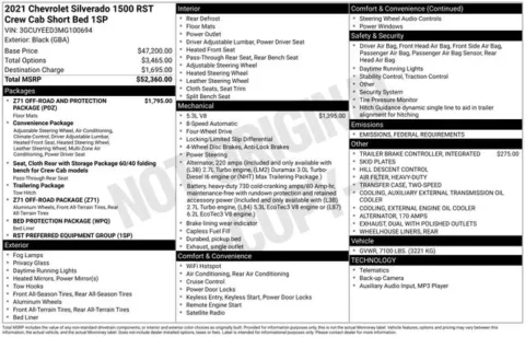 Another view of 2021 Chevrolet Silverado 1500 RST for sale in Tulsa, OK at Jim Norton T-Town Chevrolet