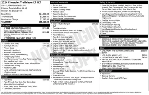 Photos of 2024 Chevrolet TrailBlazer LT for sale in Tulsa, OK at Jim Norton T-Town Chevrolet