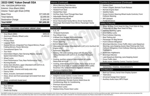 Another view of 2023 GMC Yukon Denali for sale in Tulsa, OK at Jim Norton T-Town Chevrolet