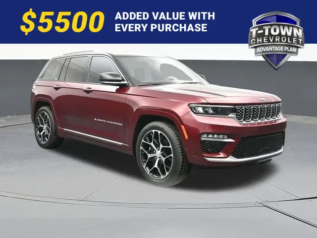 Red 2023 Jeep Grand Cherokee Summit Reserve 4xe for sale in Tulsa, OK