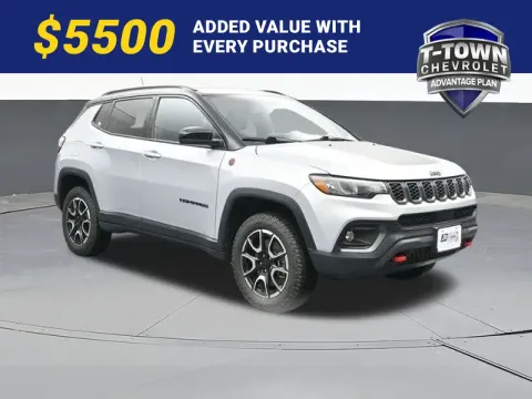 Silver 2024 Jeep Compass Trailhawk for sale in Tulsa, OK