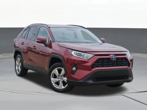 Red 2021 Toyota RAV4 Hybrid XLE Premium for sale in Tulsa, OK