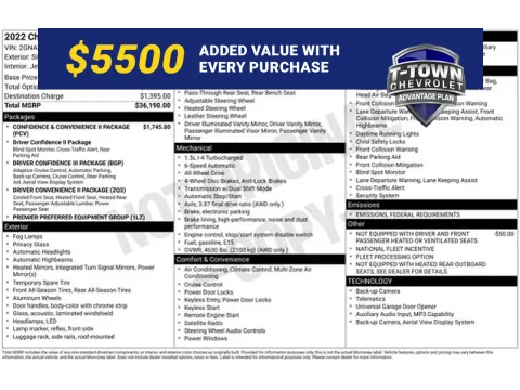 Silver 2022 Chevrolet Equinox Premier for sale in Tulsa, OK