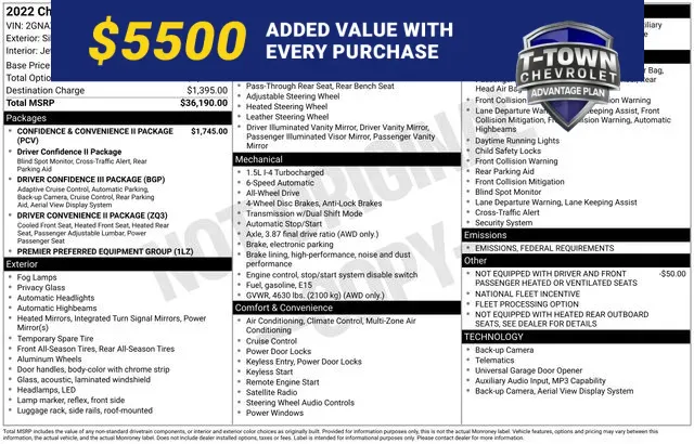 Silver 2022 Chevrolet Equinox Premier for sale in Tulsa, OK