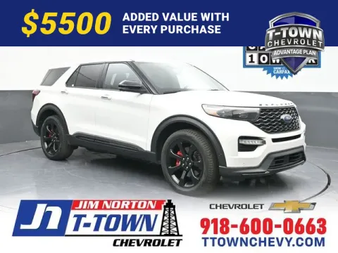 White 2022 Ford Explorer ST for sale in Tulsa, OK