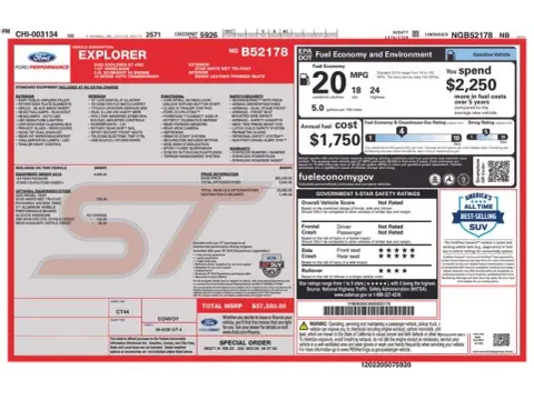 Another view of 2022 Ford Explorer ST for sale in Tulsa, OK at Jim Norton T-Town Chevrolet