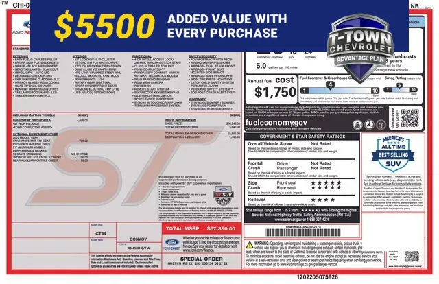 White 2022 Ford Explorer ST for sale in Tulsa, OK