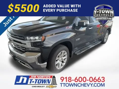 Black 2022 Chevrolet Silverado 1500 LTD LTZ for sale in Tulsa, OK