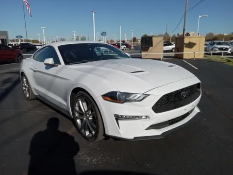 White 2021 Ford Mustang EcoBoost Premium for sale in Broken Arrow, OK